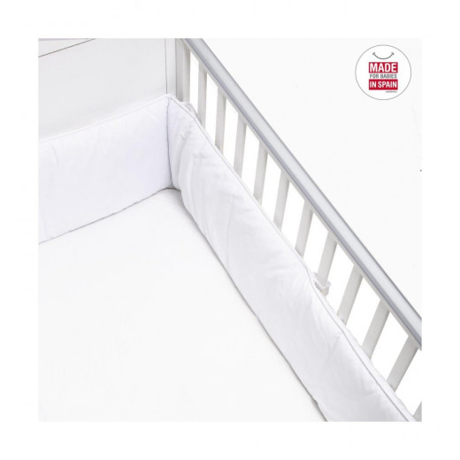 Cambrass - Cot Bumper 420x30x3 cm Liso E White