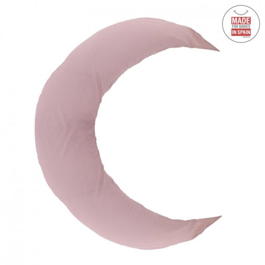 Cambrass - Nursing Pillow Moon 80x185x16 cm Sky Pink/rain