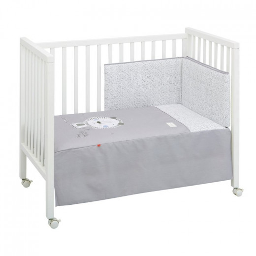 Cambrass - Set 2 Pcs.bedspread W/s Cot 60 Be Lion Grey 60x120x3 cm