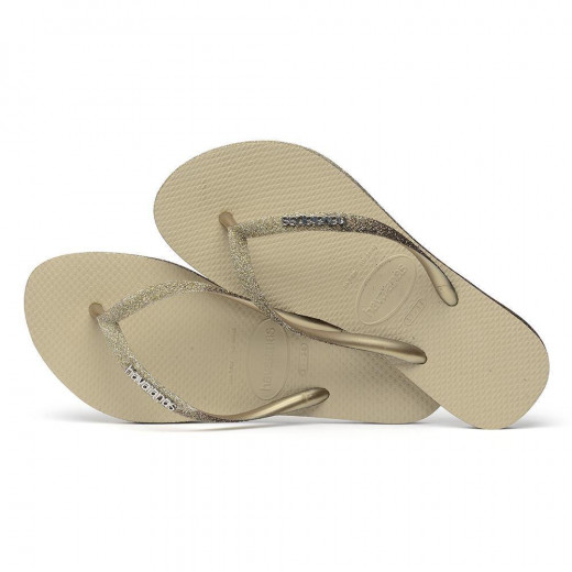 Havaianas Hav Slim Sparkle Sand Grey, Size 37/38