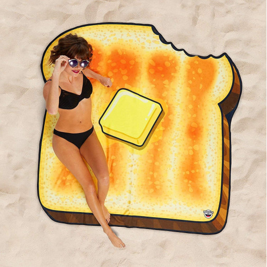 BigMouth Gigantic Toast Beach Blanket