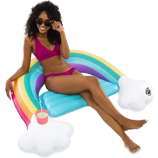 BigMouth Rainbow Sling Seat Float