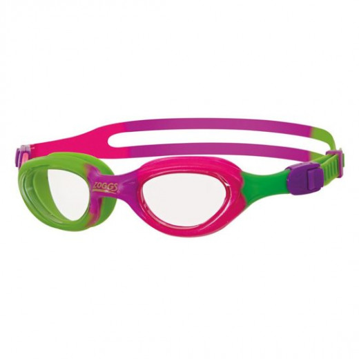 نظارات سباحة للأطفال باللون الزهري و البنفسجي, 0-6 سنوات  من زوغز
