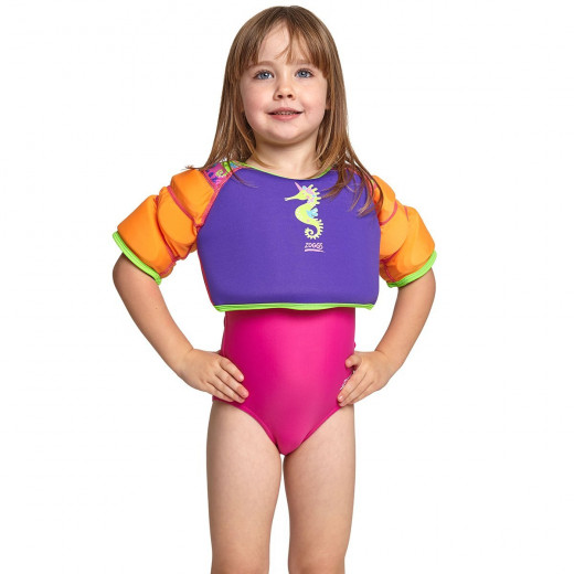 جاكيت سباحة للأطفال لعر 1-2 سنة باللون البنفسجي من زوغز