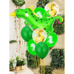 10pcs Cartoon Dinosaur Balloon Set