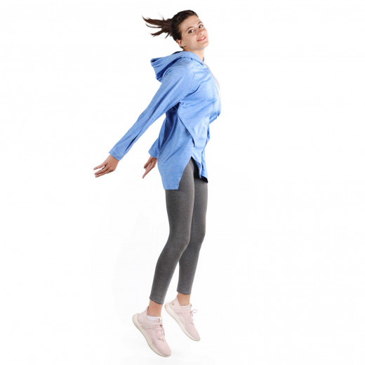 RB Women's Squat Hoodie , Free Size, Blue