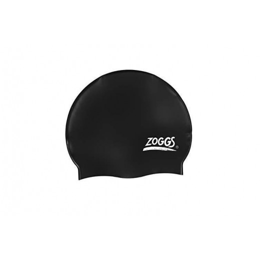 Zoggs Junior Silicone Cap Blak