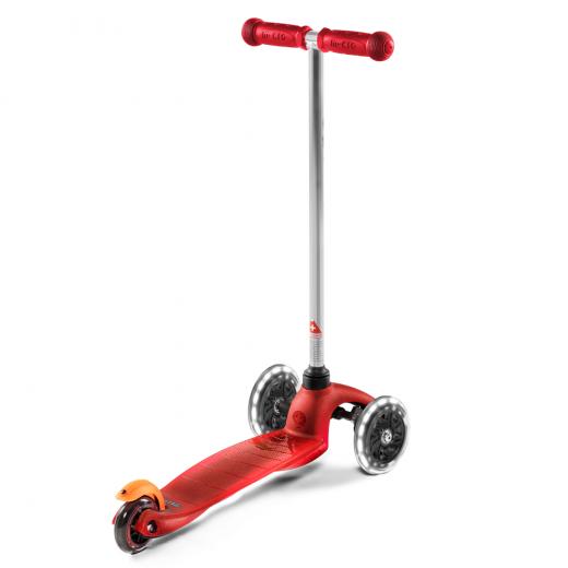 Mini Micro Classic Led Scooter, Rot