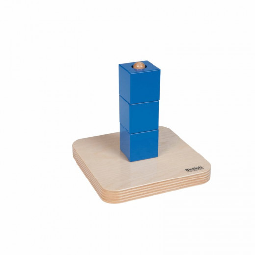 Edu Fun: Cubes on Vertical Dowel