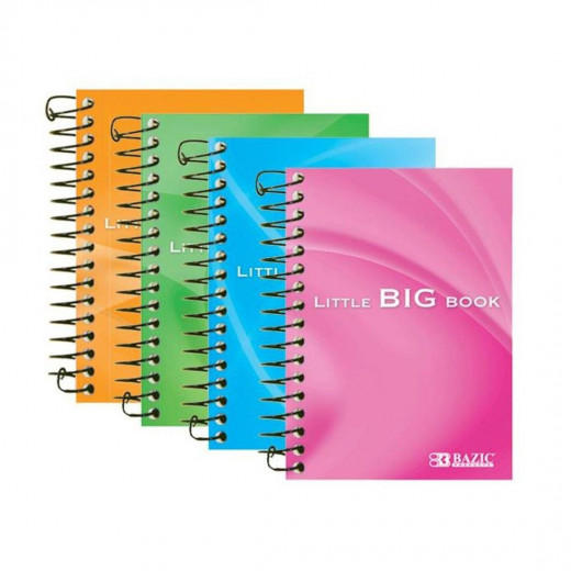 Bazic Premium Spiral Fat Book, Assorted