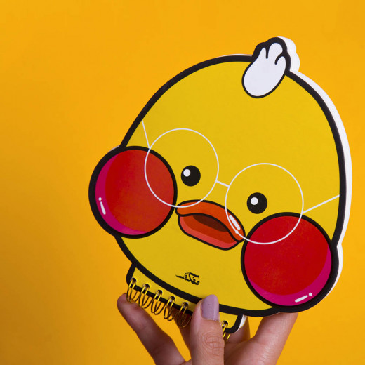 Mofkera Mimi Duck Notebook - Yellow