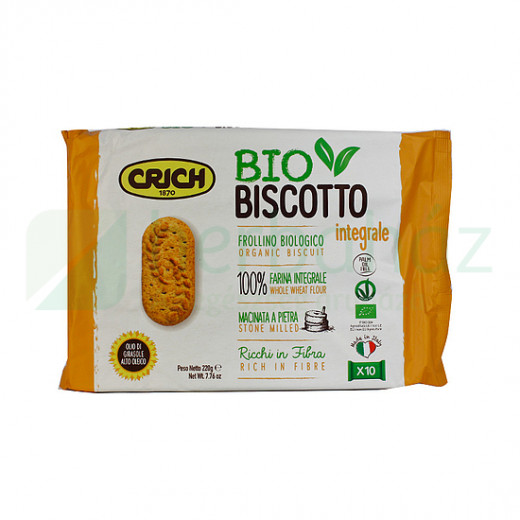 Crich Organic Whole Wheat Flour Frollini Biscuit 220g