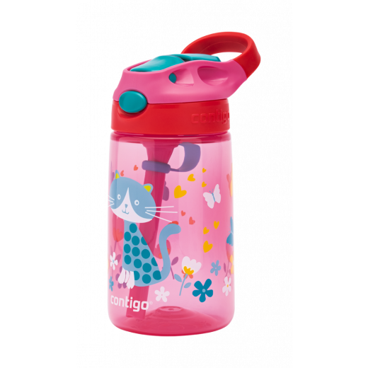 Contigo Autoseal Kids Gizmo Flip 420 ml, Cherry With Cat