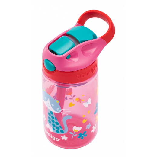 Contigo Autoseal Kids Gizmo Flip 420 ml, Cherry With Cat