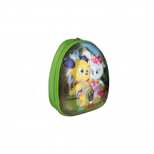 Bears School Small Backpack For Kids, Green, 30*25 cm