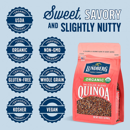 Lundberg organic Tri Color Blend Quinoa 454g