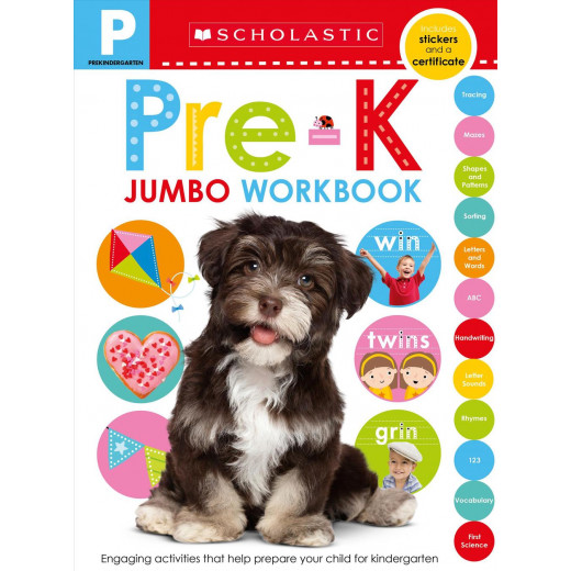 Scholastic, Jumbo Workbook:  Pre-K (Scholastic Early Learners) Workbook Edition-Paperback