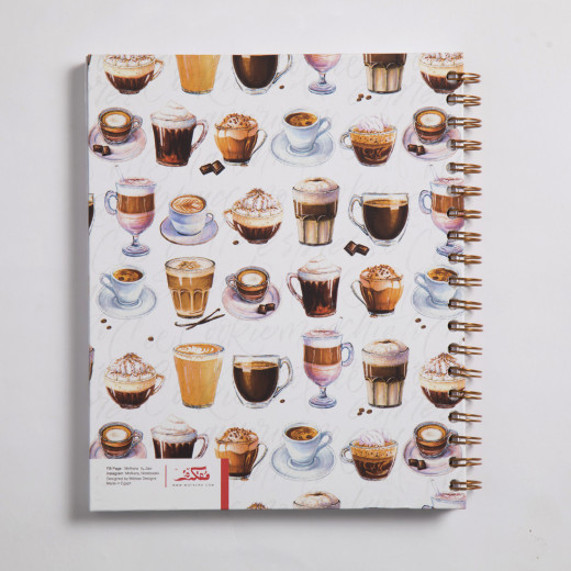 Mofkera Wire Coffee Notebook Hardcover A5 Size