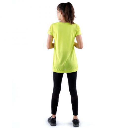 RB Women's Crossover T-Shirt, Medium  Lime