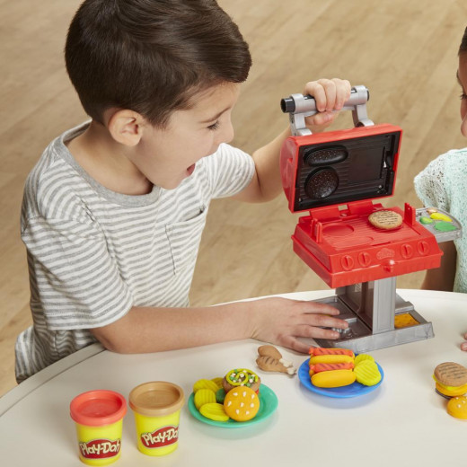 Plasticine Set - Play-Doh Kitchen Creations: Grill 'n Stamp