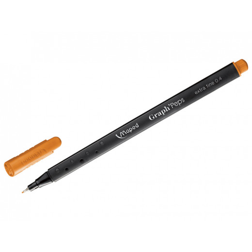 قلم حبر جولف فاين, باللون البرتقالي, قطعة واحدة من مابد