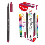 Maped Graph'Peps Fineliner 0.4mm Strawberry, 1 Piece