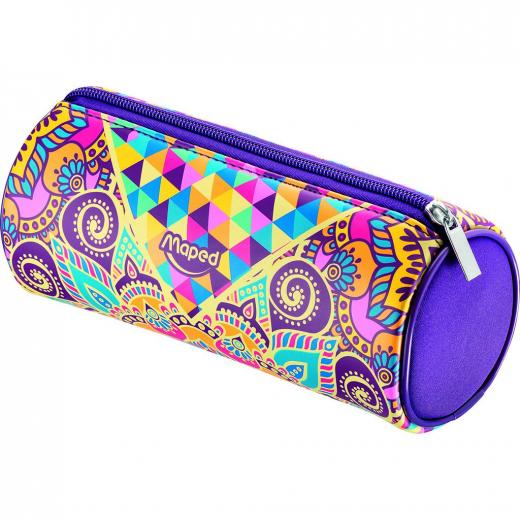 Maped Tube Neoprene Pencil Case, Mosaic, Assortment