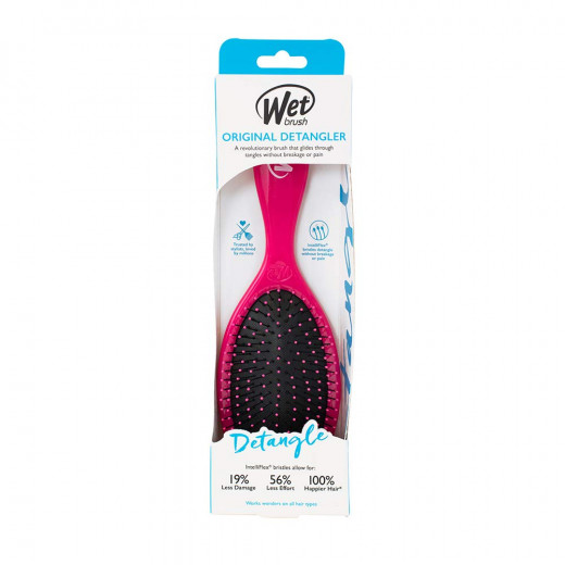 Wet Brush Original Detangler For Thick Hair, Punchy Pink