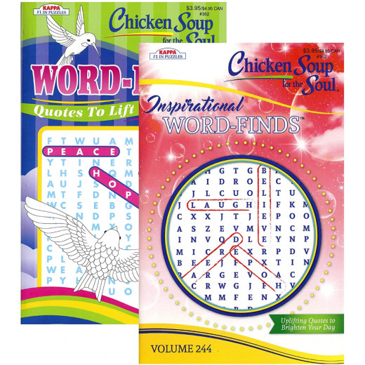 KAPPA Chicken Soup For The Soul Word Finds Puzzle Book
