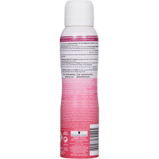 Fa Deodorant Spray With Grapefruit And Lychee Scent For Women - 150 Ml