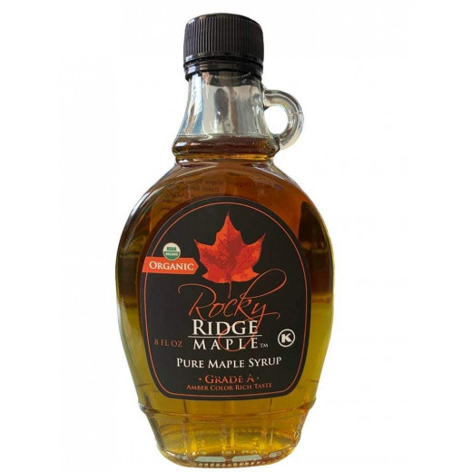 Rocky Ridge Organic Maple Syrup Amber Color Grade A ( 236ml)