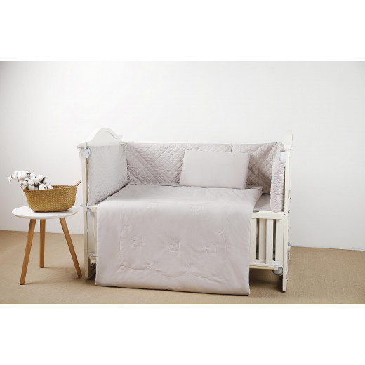 Pupa Bed Linen Set, 60 cm, 4 Pieces - Gray