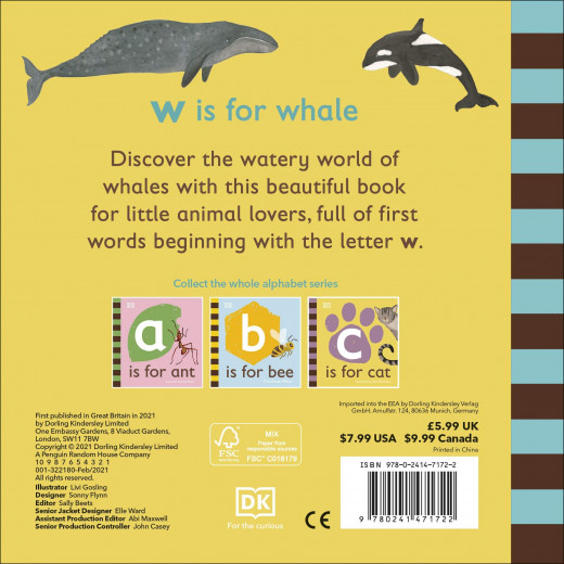DK Book : W Is For Whale