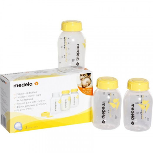 Medela Breastmilk Bottles, 150 Ml, 3 Pieces