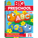 School Zone Book: Big Alphabet Preschool Workbook