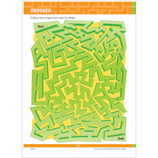 School Zone Book: Big Mazes & More Workbook