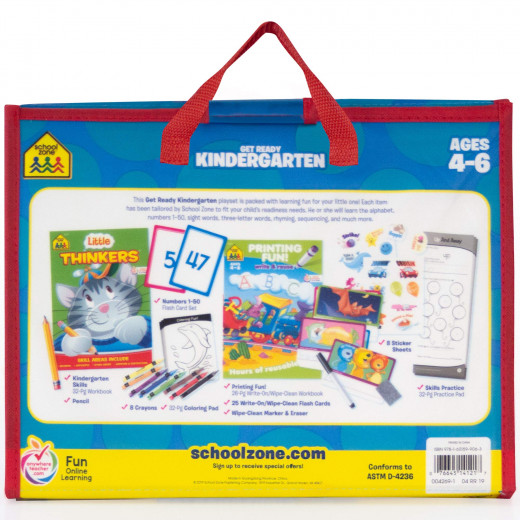 School Zone Get Ready Kindergarten Playset