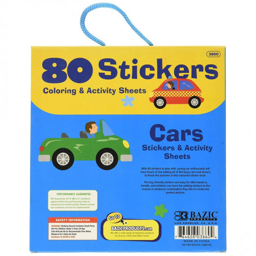 Bazic Car Series Stickers, Assorted Stickers