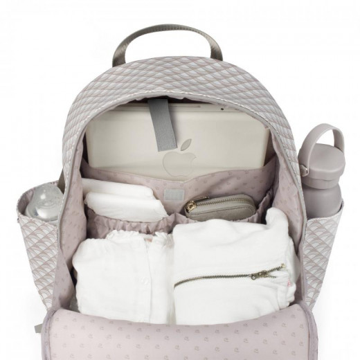 حقيبة ظهر الأمهات لتنظيم احتياجات الطفل من ماركة باسيتو إيه باسيتو , تحتوي على قطعة بالداخل, باريس ,31 × 37 × 14 سم