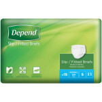 Depend Adult Diapers Slip Normal Small, 15 pcs