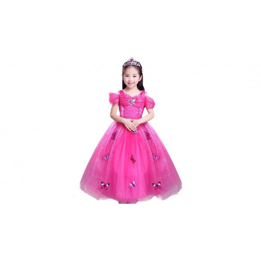 فستان الأميرة إلسا للفتيات الصغيرات الحجم كبير