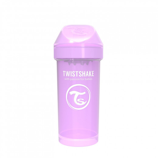 Twistshake Straw Cup 360 ml + 6 Months Pastel Purple