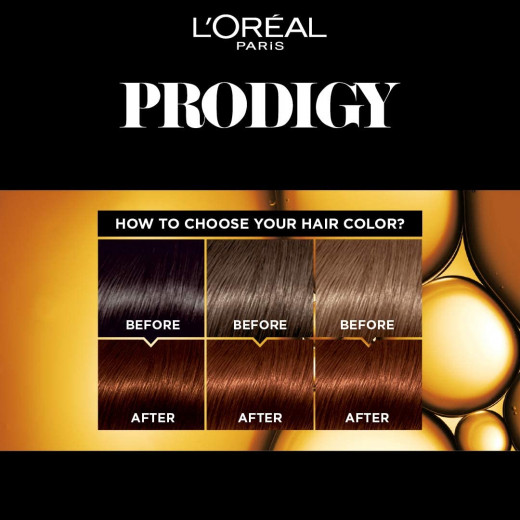 L'Oréal Paris Prodigy Permanent No Ammonia Hair Color , Number 5.35