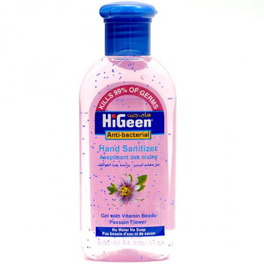 HiGeen Antibacterial Hand Sanitizer Gel Passion Flower 110 ml