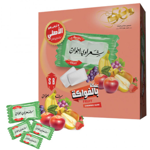 Shaarawi Bros Flavour Fruits Gum, 2.9Gram Pack of 100