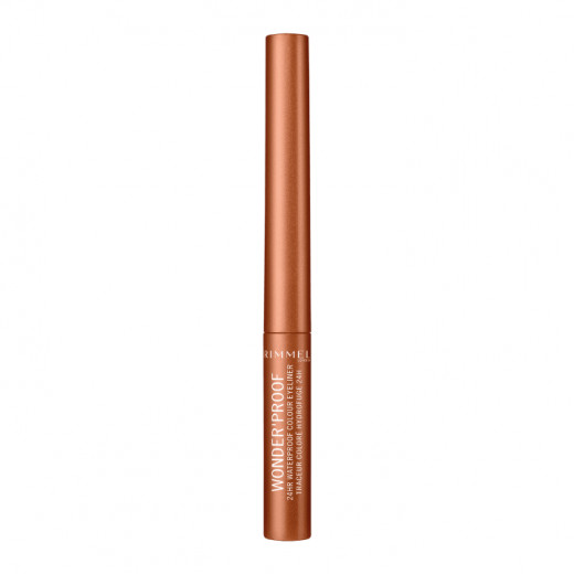 Rimmel London Wonder Proof Eyeliner, 001, True Copper