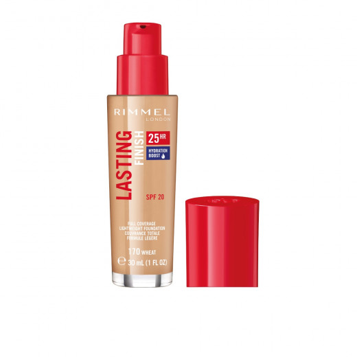 Rimmel London Lasting Finish 25hr Foundation With Hydration Boost, 170