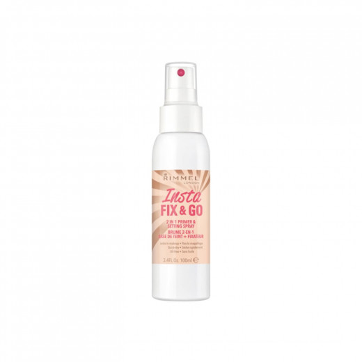 Rimmel London 2 In 1 Primer & Makeup Setting Spray, 100ml