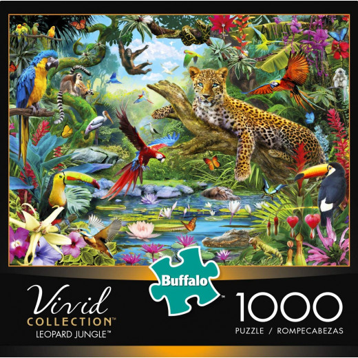 Buffalo Games Leopard Jungle,1000 Piece