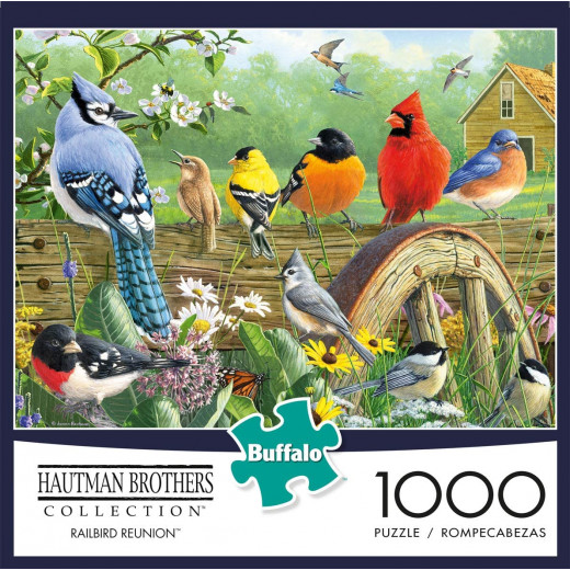 Buffalo Games Hautman Bro-Railbird Reunion, 1000 Pieces